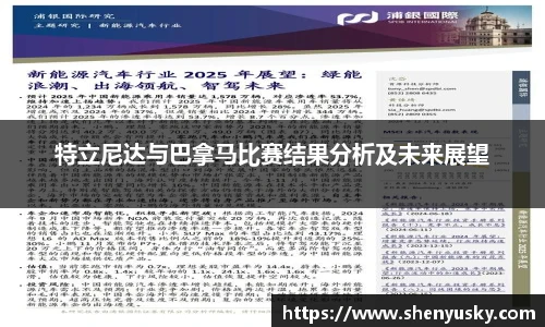特立尼达与巴拿马比赛结果分析及未来展望